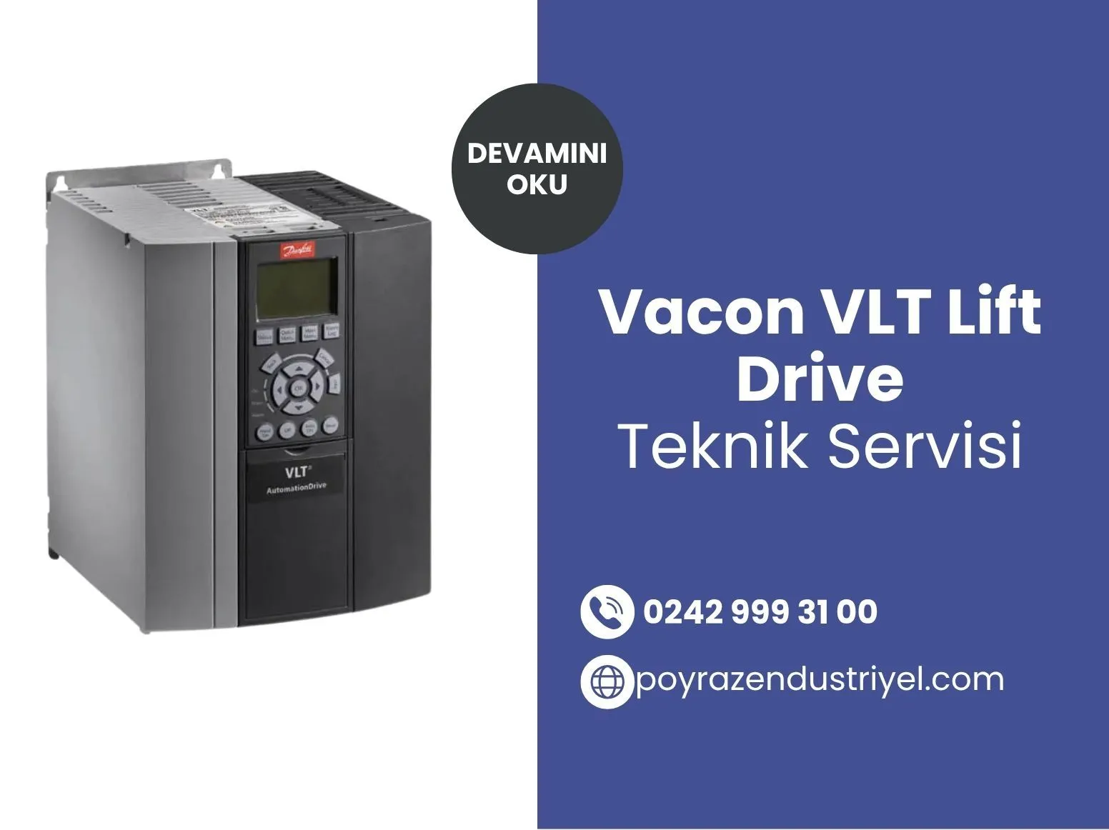 Vacon VLT Lift Drive Teknik Servisi